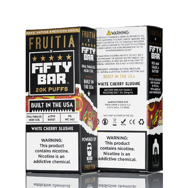 FRUITIA X Fifty Bar 20K 20000 Puffs Disposable - 16mL - Image 11