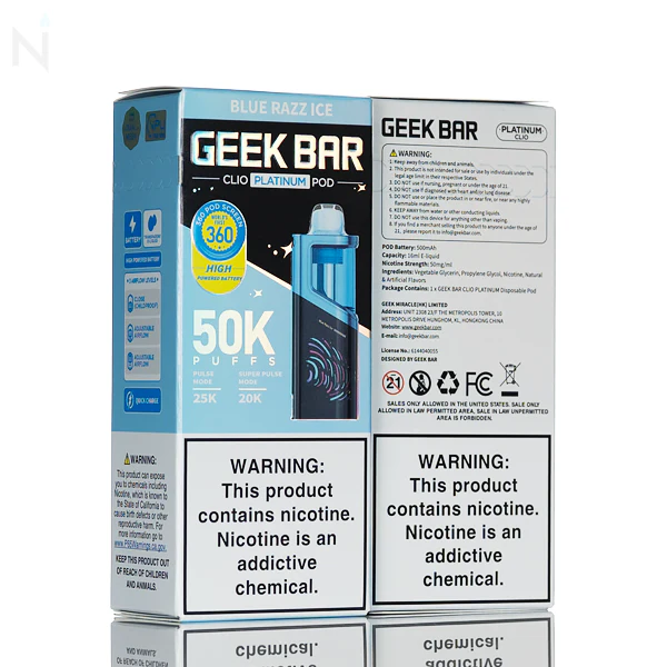 Geek Bar Clio 50K Puffs Disposable Pod - Image 3