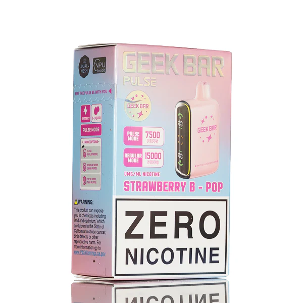 Geek Bar Pulse Zero Nic 15K 15000 Puffs Disposable Vape - 16mL - Image 3