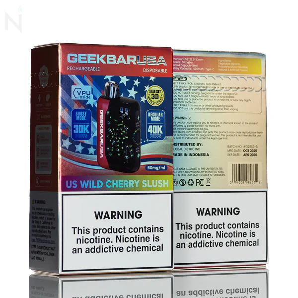 GeekBar USA 40K 40000 Puffs Disposable Vape - 18mL - Image 2