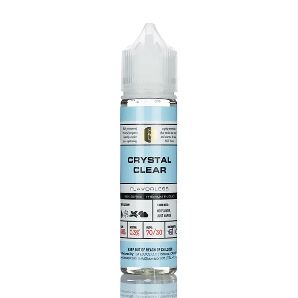 BSX Vapor E-Liquid - Crystal Clear - 60ml - Image 2