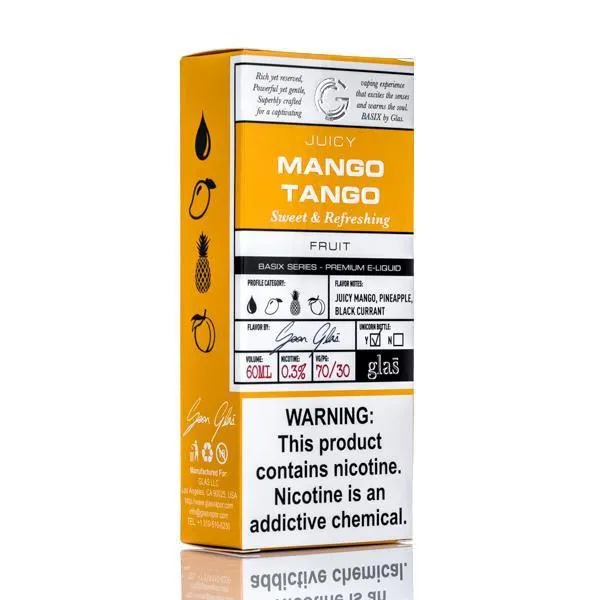 BSX Vapor E-Liquid - Juicy Mango Tango - 60ml - Image 3