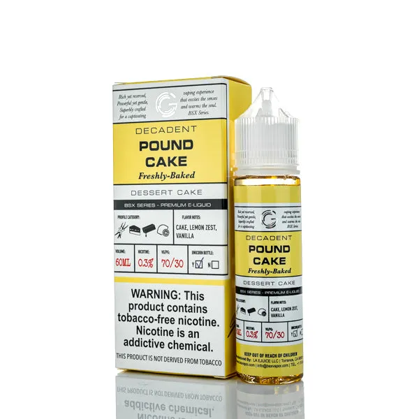 BSX Vapor E-Liquid - Pound Cake - 60ml