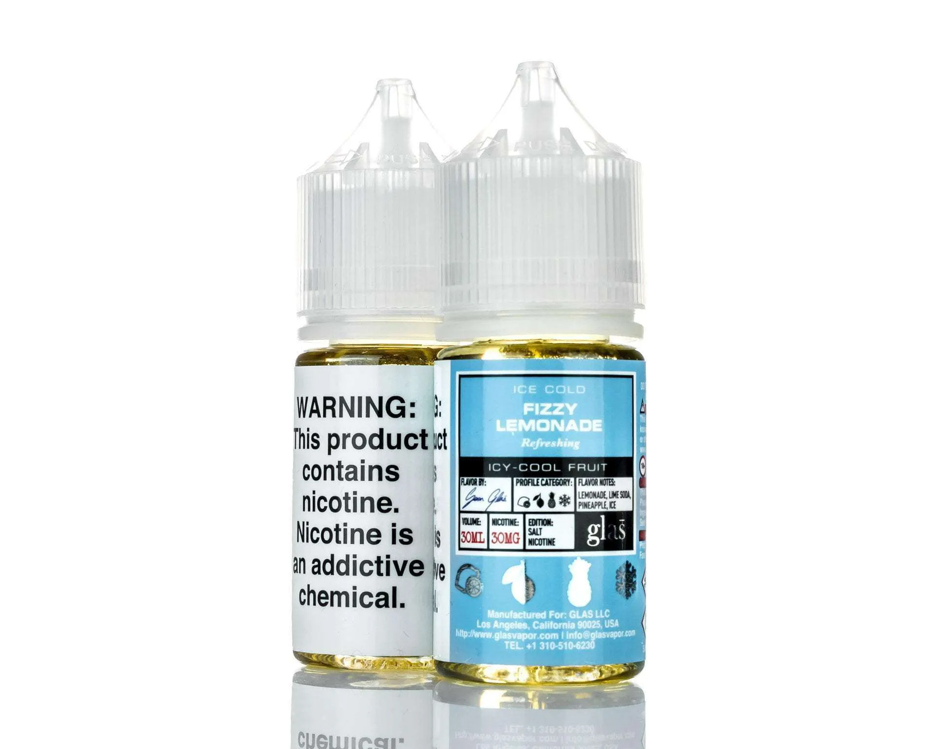 BSX Vapor Salt Nic E-Liquid - Fizzy Lemonade - 30ml