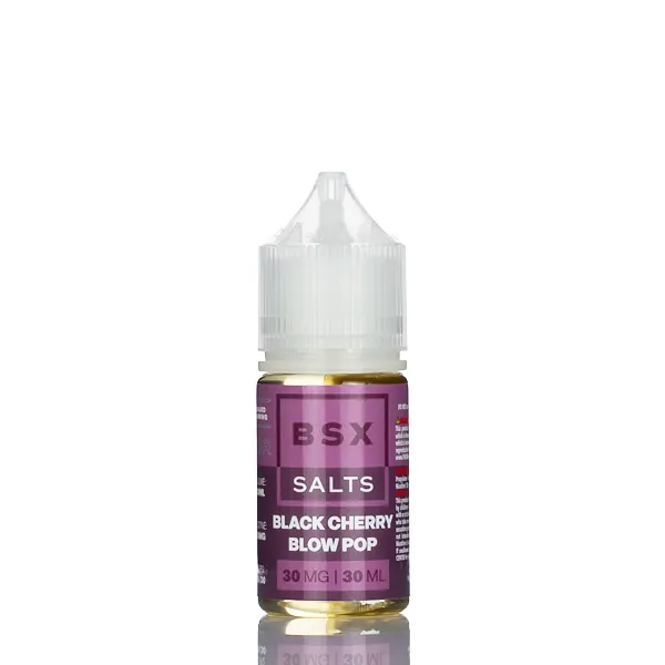 BSX Vapor Salt Nic  - Black Cherry Blow Pop - 30ml