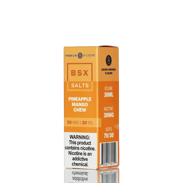 Glas Basix Salt Nic - Pineapple Mango Chew - 30ml - Image 3
