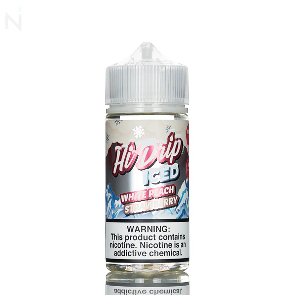 Hi Drip Iced - White Peach Strawberry - 100ml - Image 2