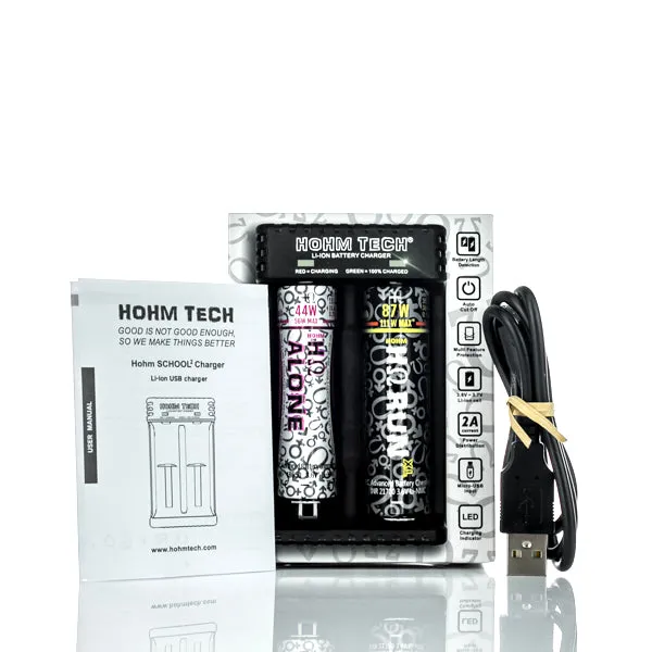 Hohm Tech Hohm School 2 Bay Battery Charger - Image 2