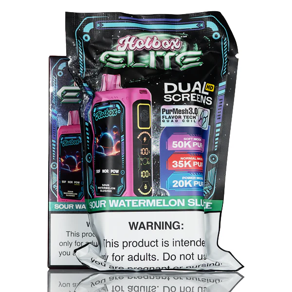 Hotbox Elite 50K 50000 Puffs Disposable Vape - 30mL - Image 2