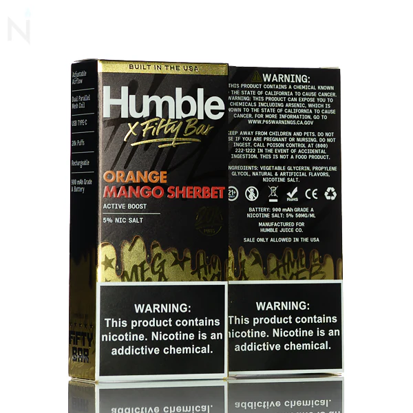 HUMBLE X Fifty Bar 20K 20000 Puffs Disposable - Image 3