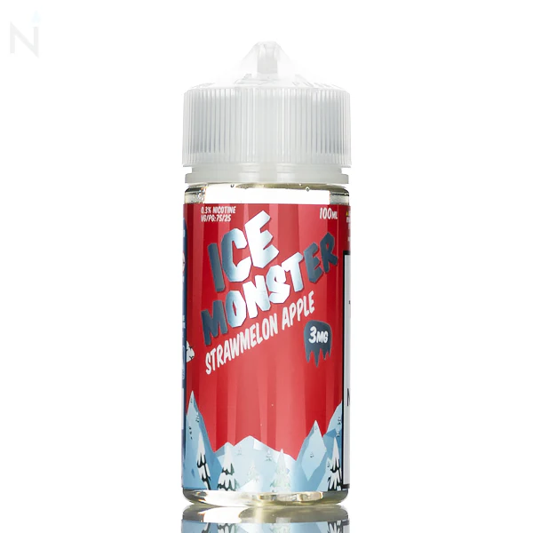 Ice Monster E-Liquid - Strawmelon Apple 100ml - Image 2