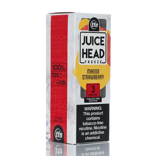 Juice Head TFN E-Liquid - Mango Strawberry Freeze- 100ml - Image 3