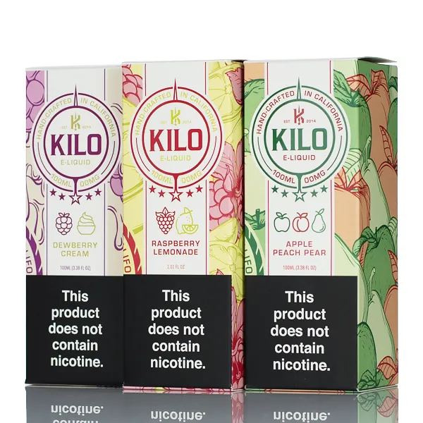 Kilo E-Liquids - No Nicotine Vape Juice - 100ml (DISCONTINUED)