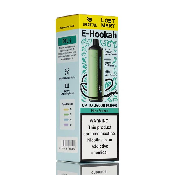 Lost Mary X Urban Tale 26000 Puff E-Hookah - 20mL - Image 3