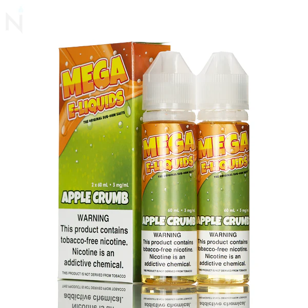 Mega E-Liquid - Apple Crumb - 120mL