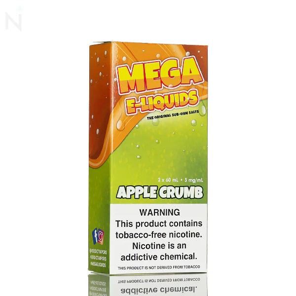 Mega E-Liquid - Apple Crumb - 120mL - Image 3