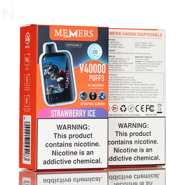 Memers V40000 Puffs Disposable Vape - 15mL - Image 3