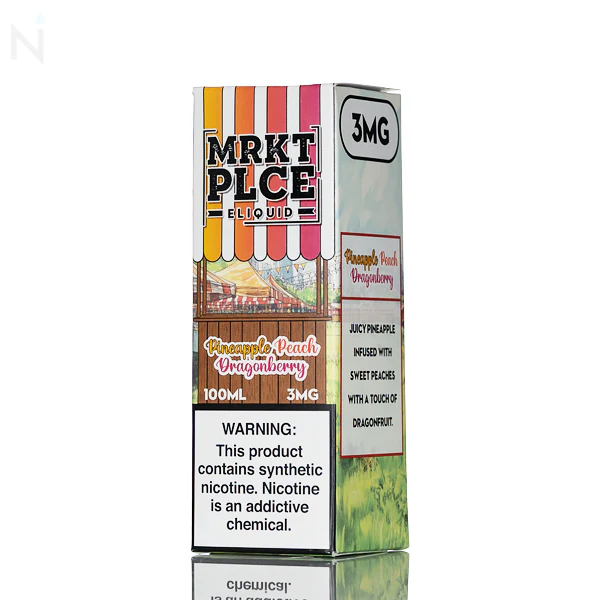MRKT PLCE E-Liquid - Pineapple Peach Dragonberry - 100mL - Image 3