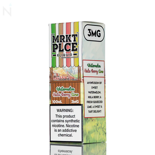 MRKT PLCE E-Liquid - Watermelon Hula Berry - 100mL - Image 3