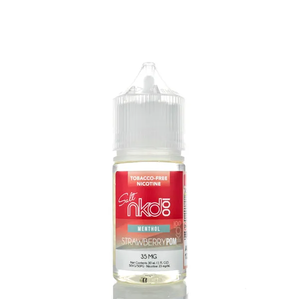 Nkd 100 Salt E-Liquid - Strawberry Pom - 30ml - Image 2