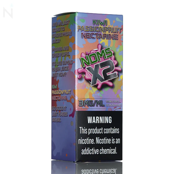 NOMS X2 - Kiwi Passion Fruit Nectarine - 120mL - Image 3