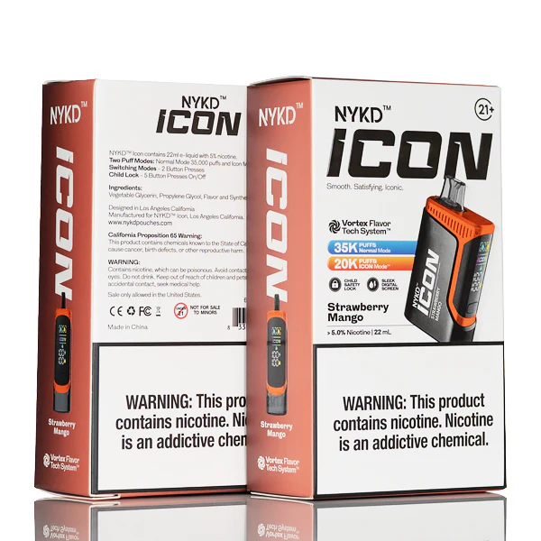 NYKD Icon 35k 35000 Puffs Disposable Vape - 22mL - Image 13