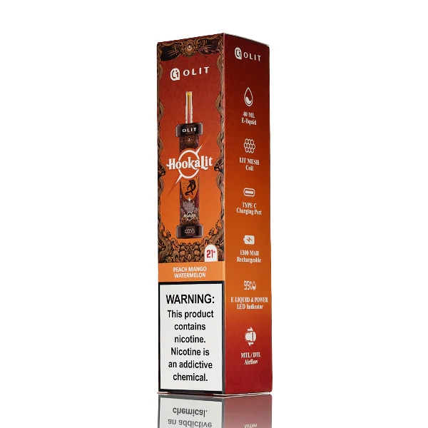Olit Hookalit 40K 40000 Puff E-Hookah - 40mL - 3.5% Nic - Image 3
