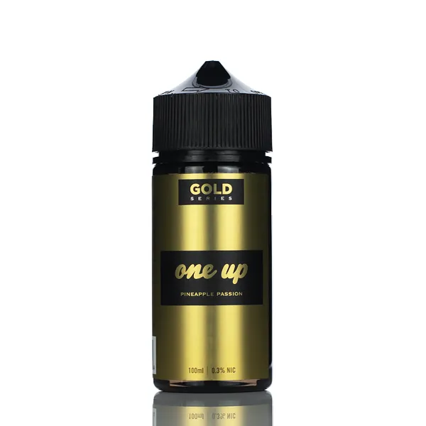 One Up Gold Series E-liquids - Pineapple Passion - 100ml - Image 2