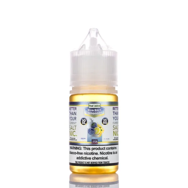 Pod Juice Salt - Blue Razz Lemonade - 30ml - Image 2