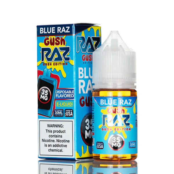 Pod Juice X RAZ Salt Nic - Blue Razz Gush - 30mL