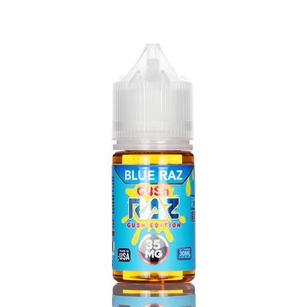 Pod Juice X RAZ Salt Nic - Blue Razz Gush - 30mL - Image 2