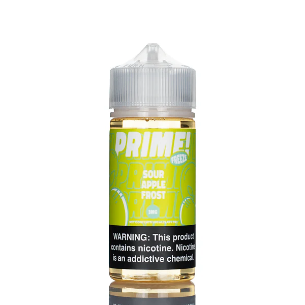 Prime E-Liquids - Sour Apple Frost - 100ml - Image 3