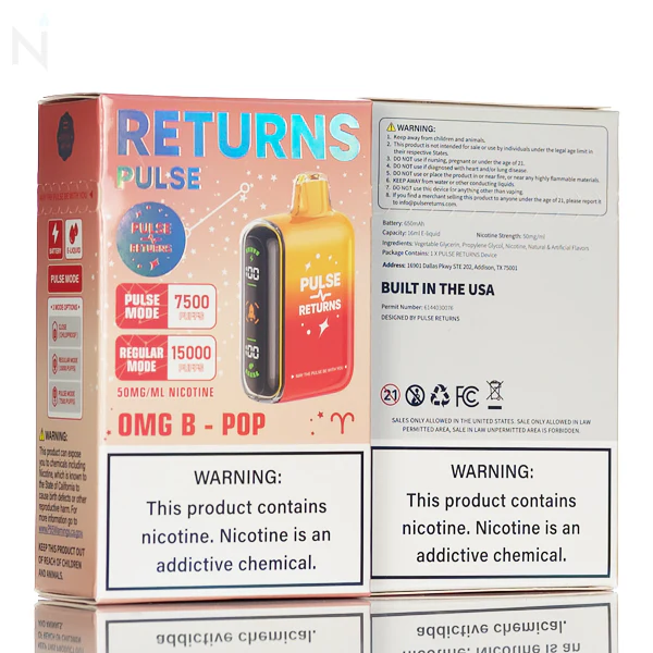 Pulse Returns 15000 Puff Disposable Vape - Image 3