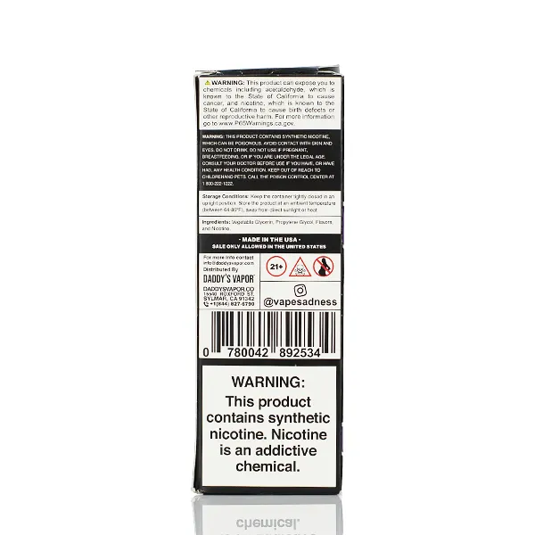 Sadboy TFN E-liquid - Pumpkin Cookie - 100ml - Image 4