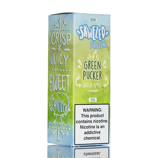 Skwezed Ice - Green Apple Ice (Green Pucker Ice) - 100ml - Image 3