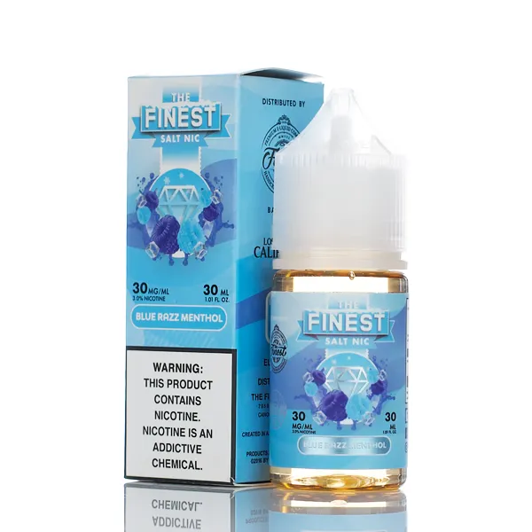 The Finest E-Liquid - Salt Nic Series - Blue Razz Menthol - 30ml (DISCONTINUED)