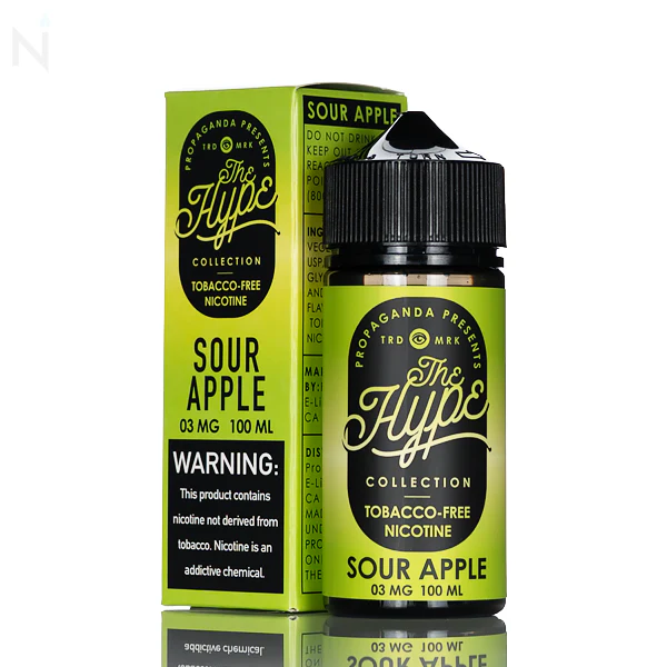 The HYPE by Propaganda E-Liquid - Sour Apple - 100mL
