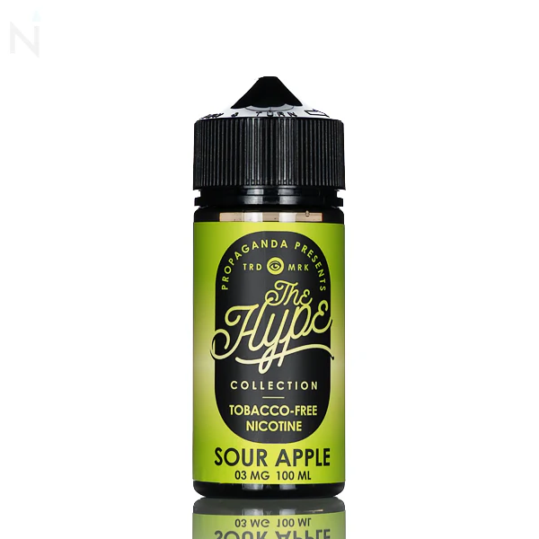 The HYPE by Propaganda E-Liquid - Sour Apple - 100mL - Image 2