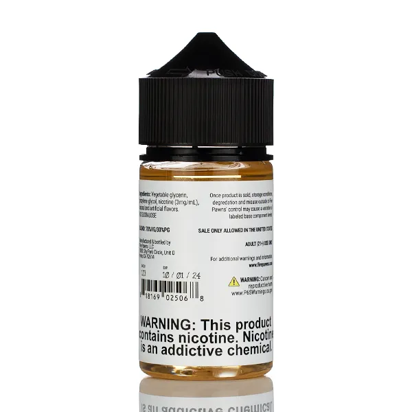 The Plume Room TFN E-Liquid - Banana Pudding - 60ml - Image 2