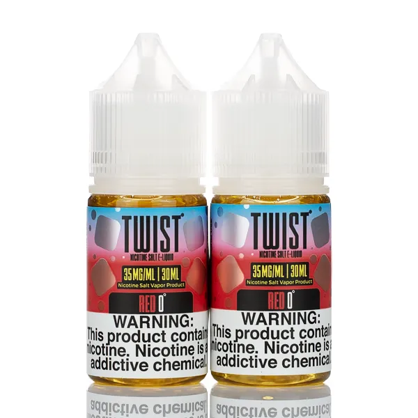 Twist Salt E-Liquid - Red 0°- 60ml - Image 2