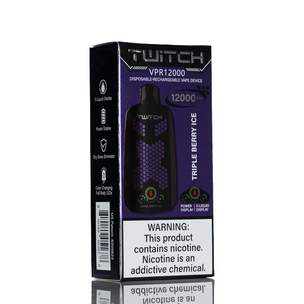 Twitch VPR12000 12K Puffs Disposable Vape - 18mL - Image 3
