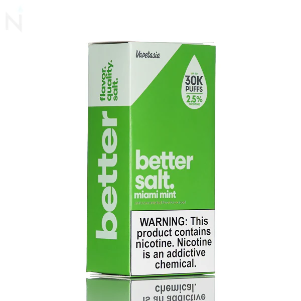 Vapetasia Bettersalt Salt Nic - Miami Mint - 30ml - Image 3