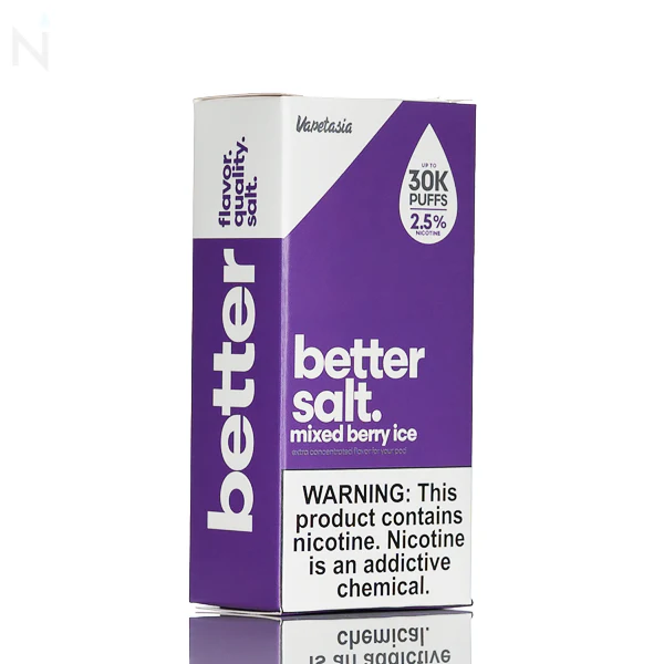 Vapetasia Bettersalt Salt Nic - Mixed Berry Ice - 30ml - Image 3