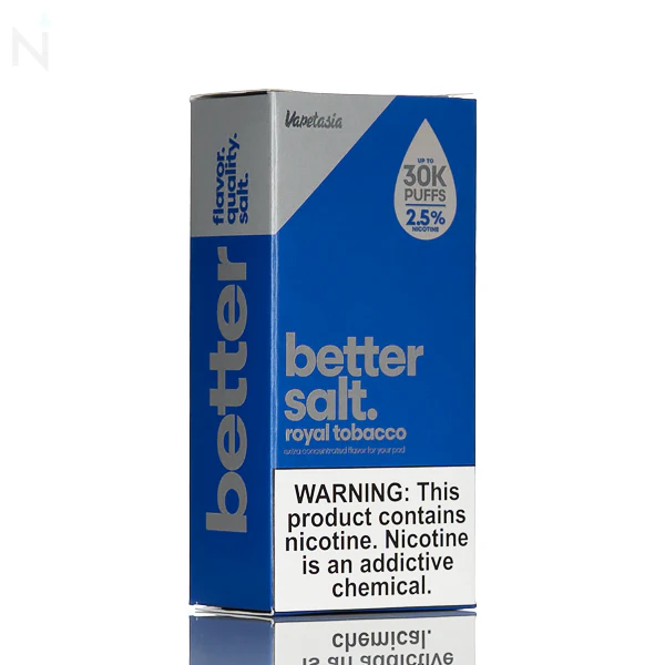 Vapetasia Bettersalt Salt Nic - Royal Tobacco - 30ml - Image 3