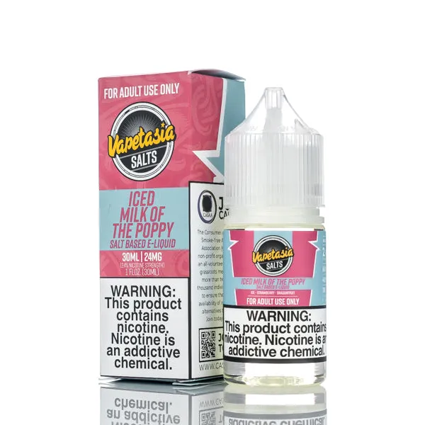 Vapetasia E-Juice Salts - ICED Milk Of The Poppy - 30ml