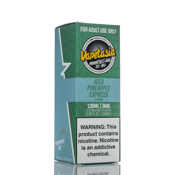 Vapetasia - ICED Pineapple Express - 100ml - Image 3