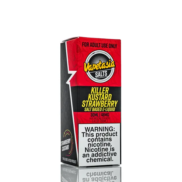 Vapetasia E-Juice Salts - Killer Kustard Strawberry - 30ml - Image 3
