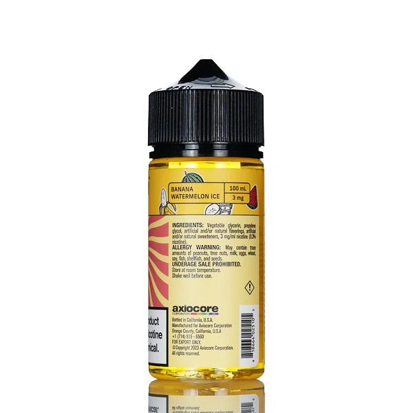 Yogi Blends E-Liquid - Banana Watermelon Ice - 100mL - Image 2